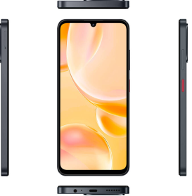 ZTE Blade A55 black side view5
